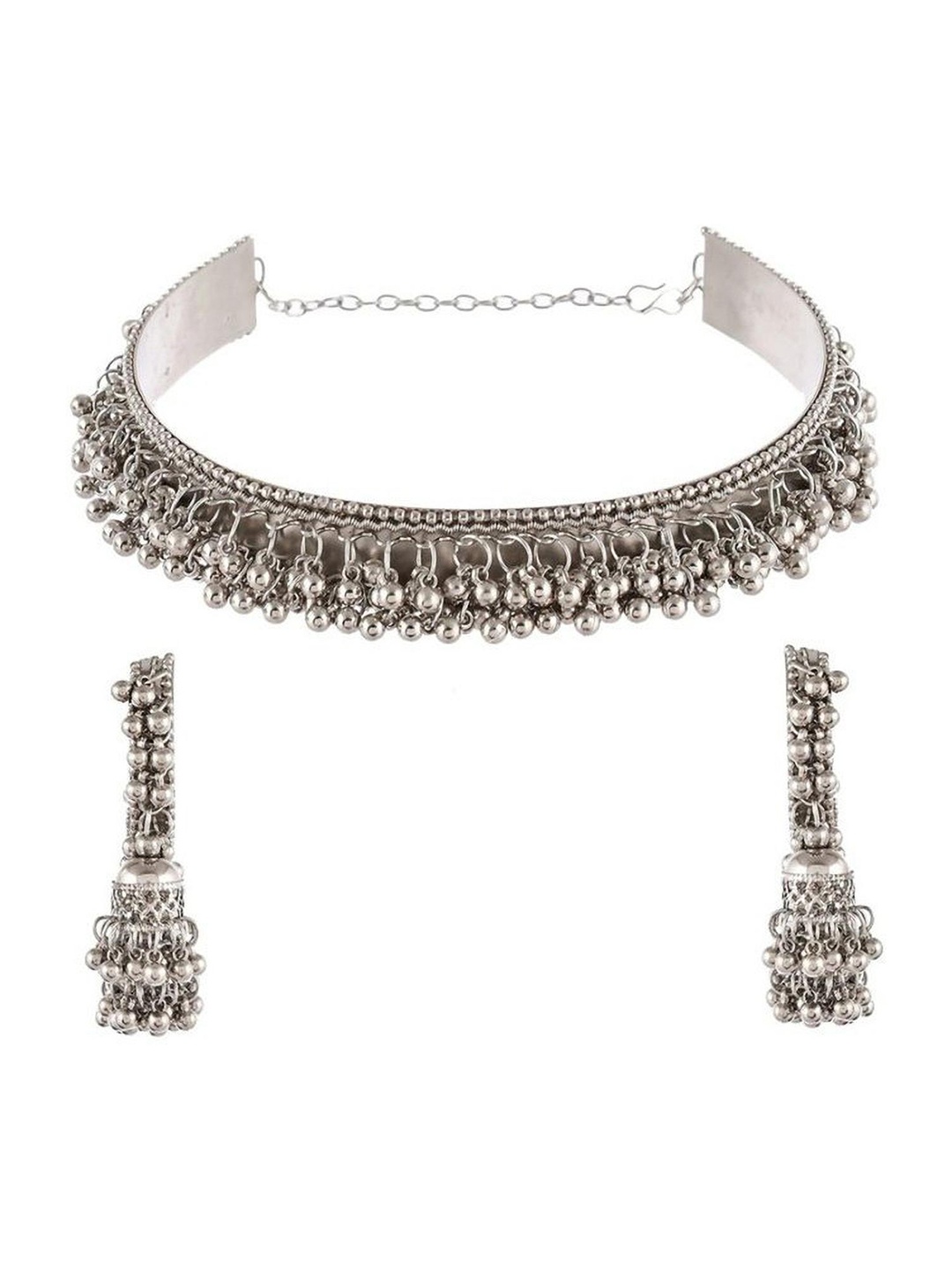

SUNHARI Silver-Plated Jewellery Set