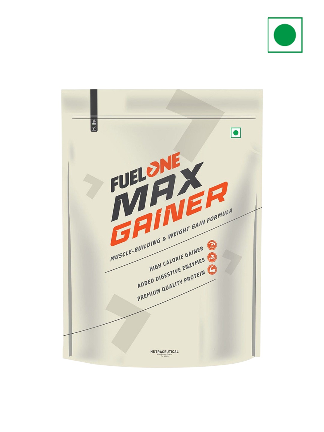 

FUEL ONE Max High Calorie Gainer- 1 kg- Caramel Toffee, Brown