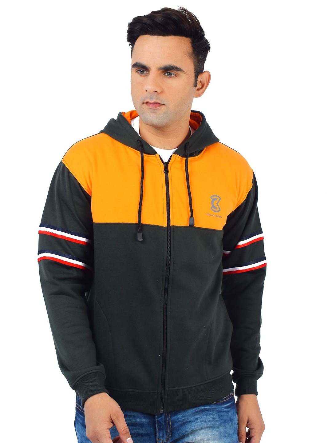 

Chanda Khuba Men Hooded Sweatshirt, Green
