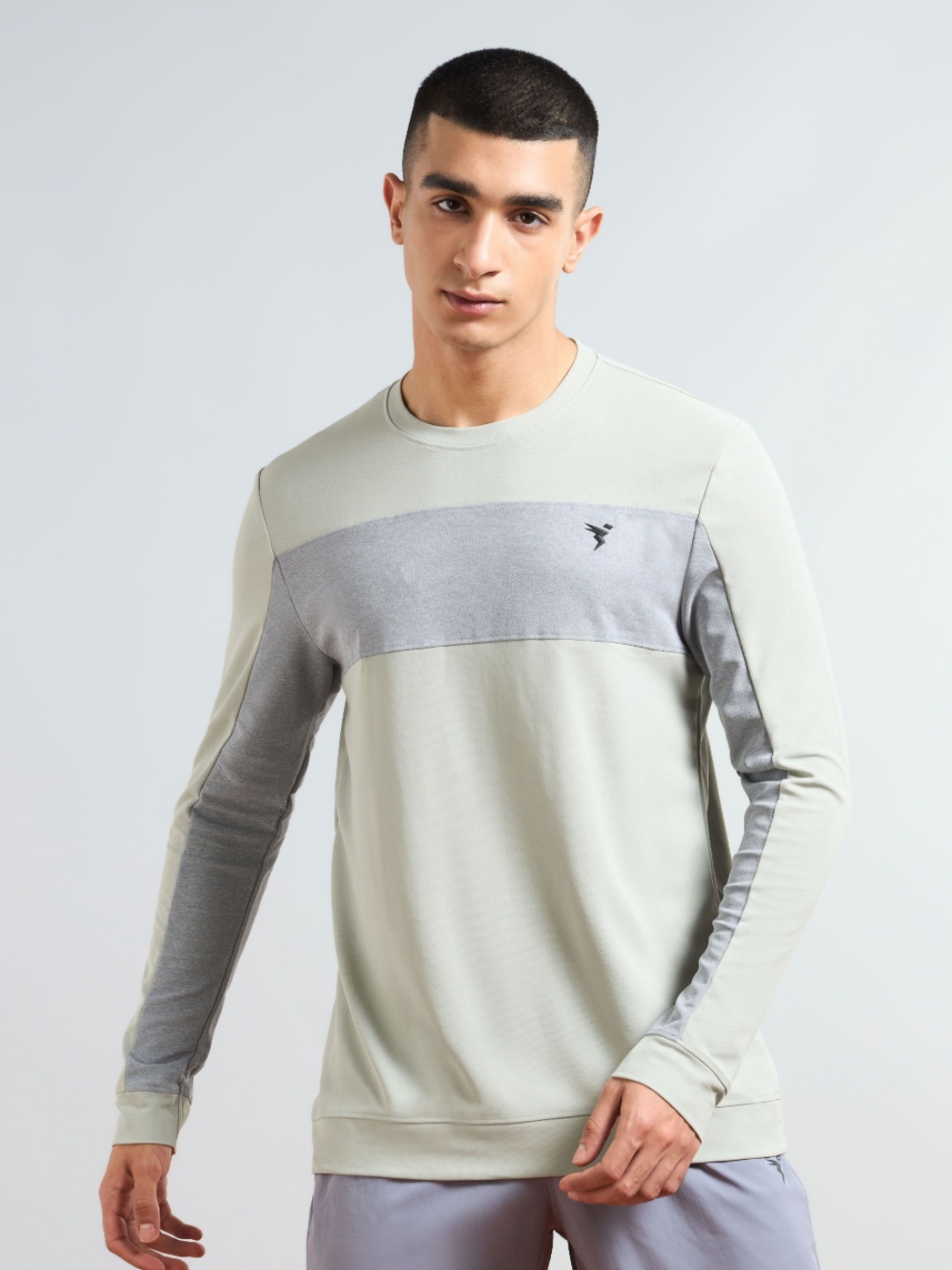 

Technosport Men Colourblocked Antimicrobial Slim Fit Sports T-shirt, Sea green