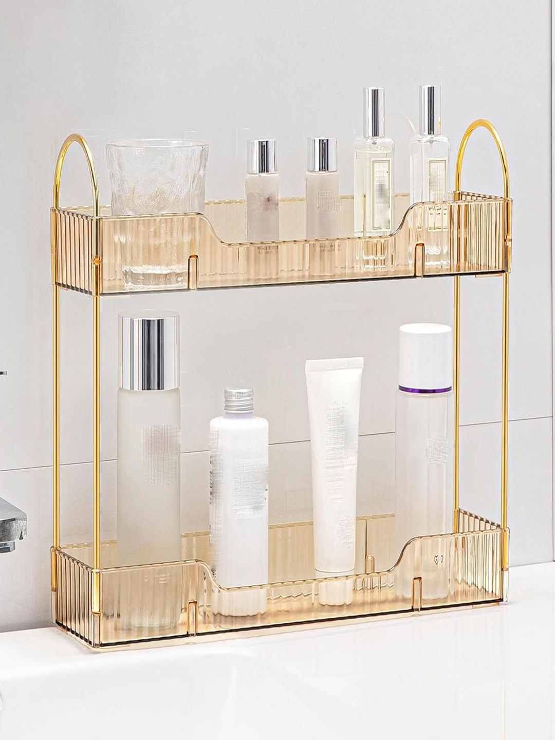 

Mason Home Brown Countertop Makeup Organiser