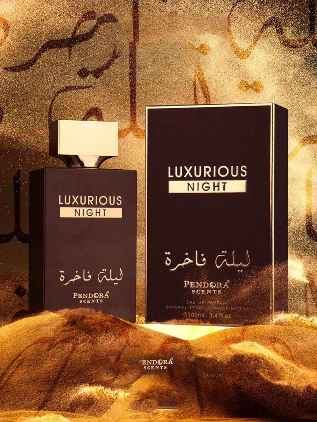 

Paris Corner Perfumes Luxurious Night Pendora Scents Long Lasting Eau De Perfume - 100 ml, Transparent