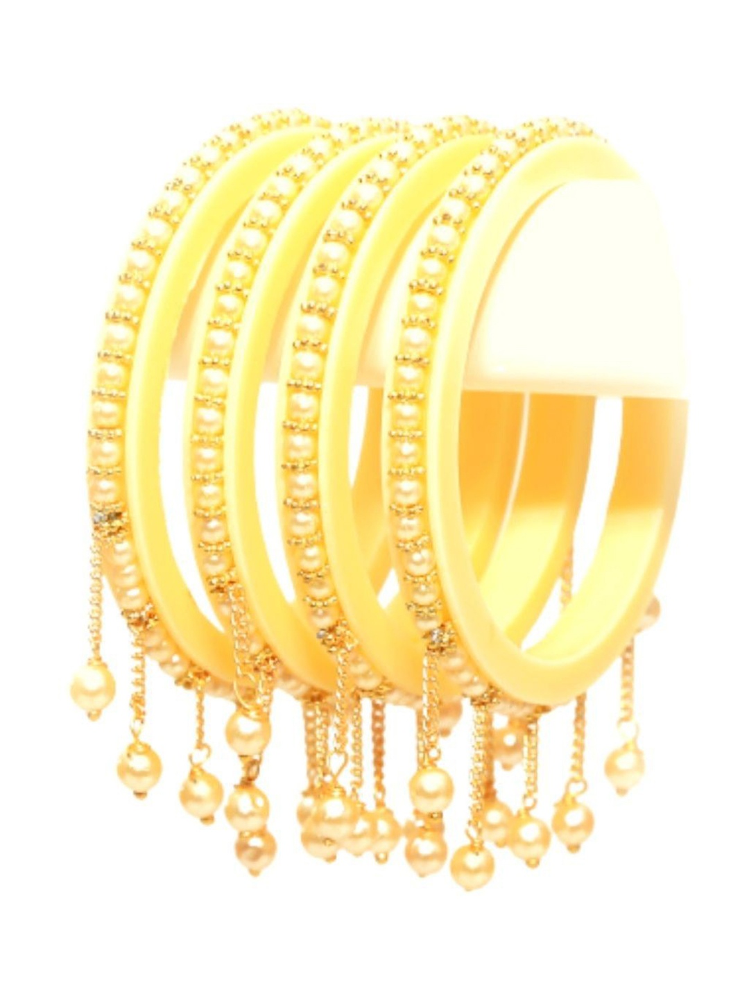 

Align Set Of 2 Gold-Plated Beaded Chuda Bangles