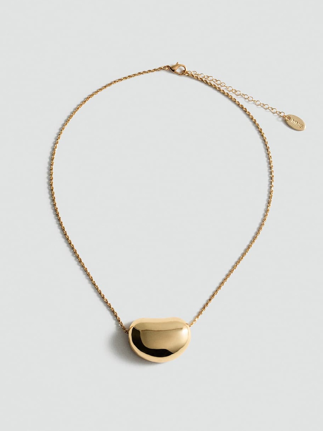 

MANGO Contemporary Pendants with Chains, Gold