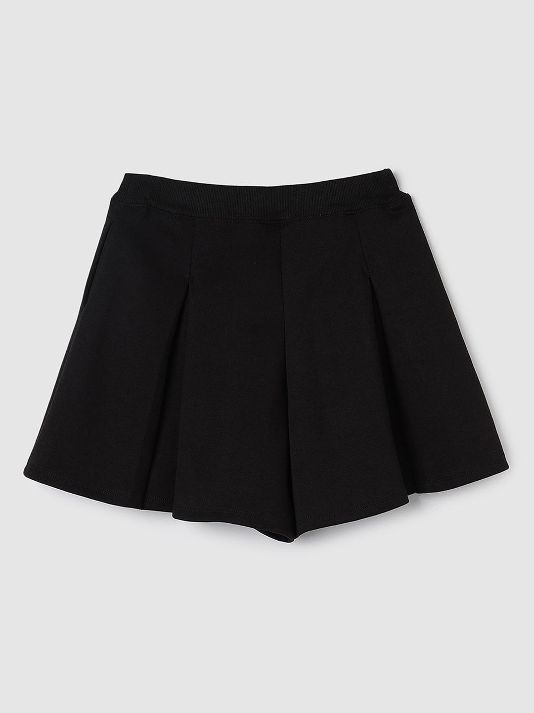 

max Girls A-Line Pleated Mini Skirt, Black