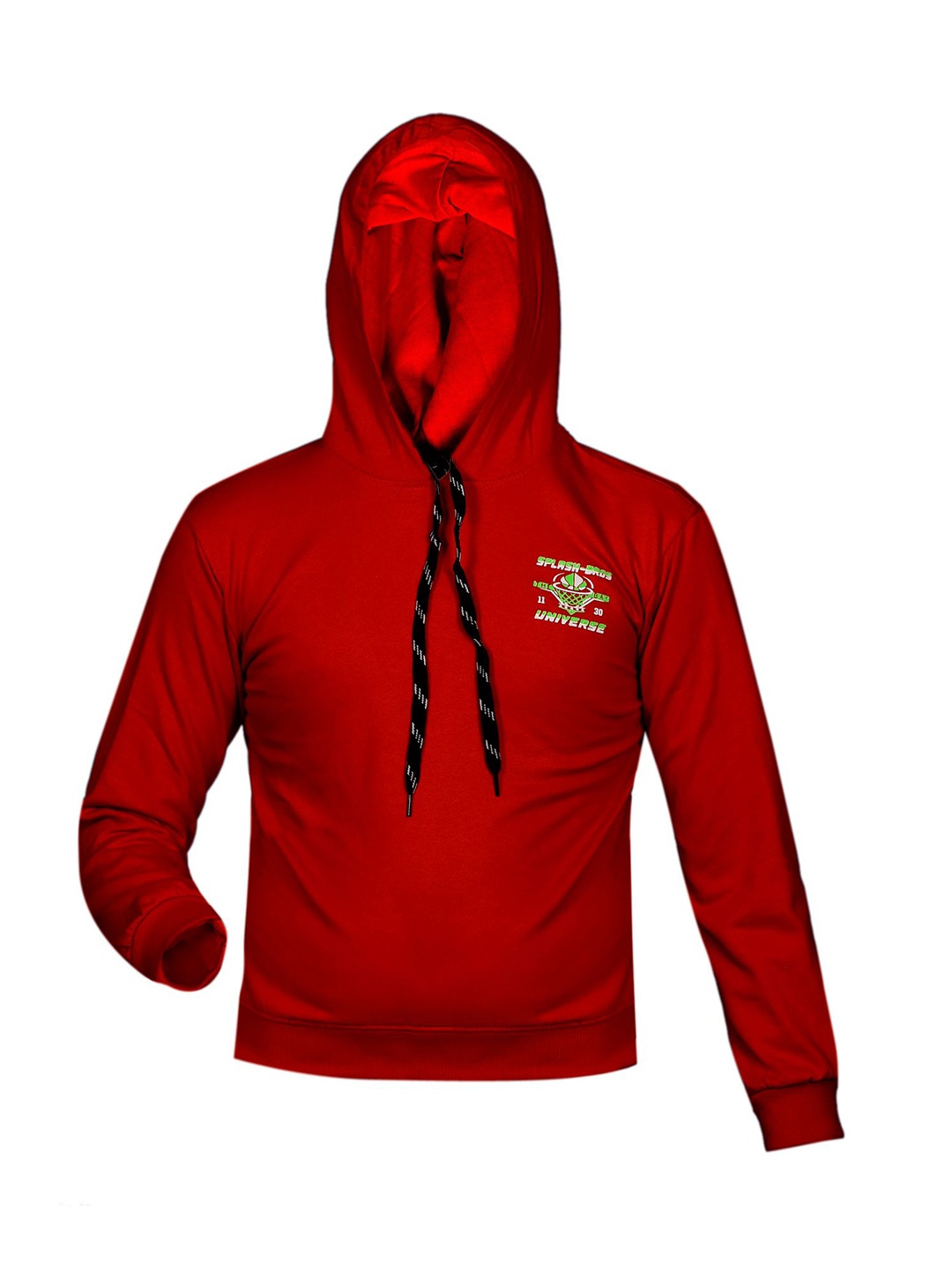 

FASHIONATEWORLD Kids Rapid-Dry Hooded Sweatshirt, Red