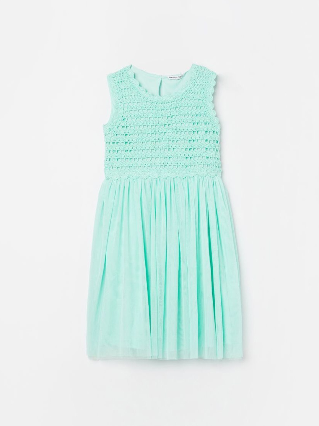 

Fame Forever by Lifestyle Girls Round Neck Fit & Flare Dress, Blue