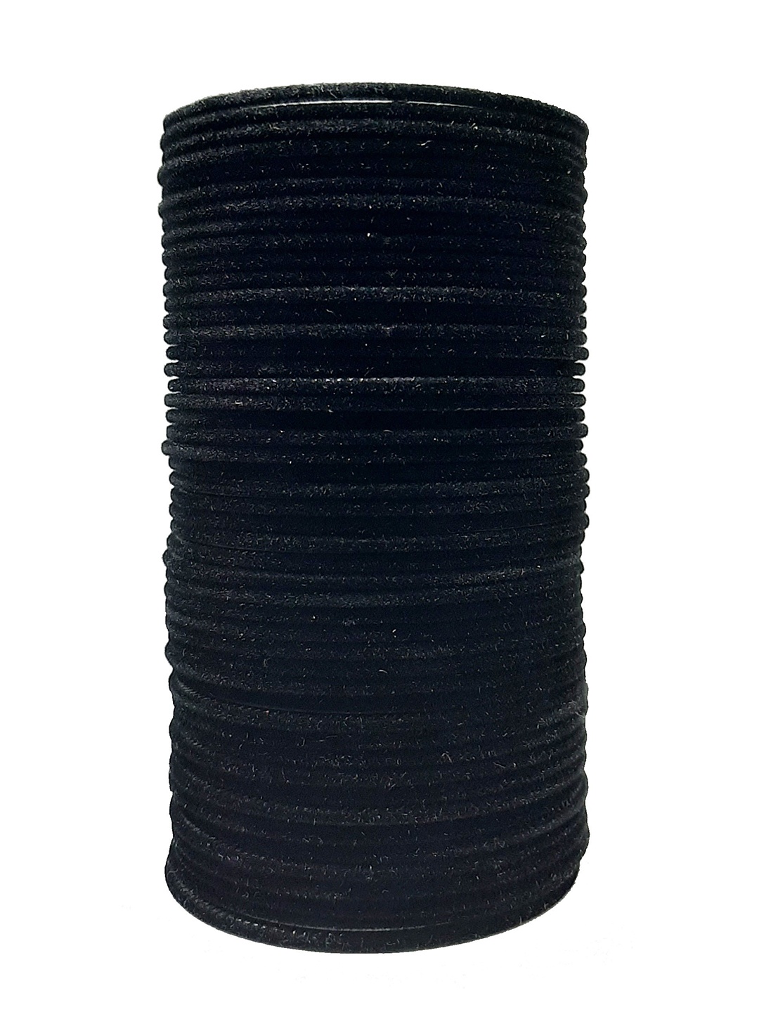 

CHRISHAN Set Of 48 Fabric Bangles, Black