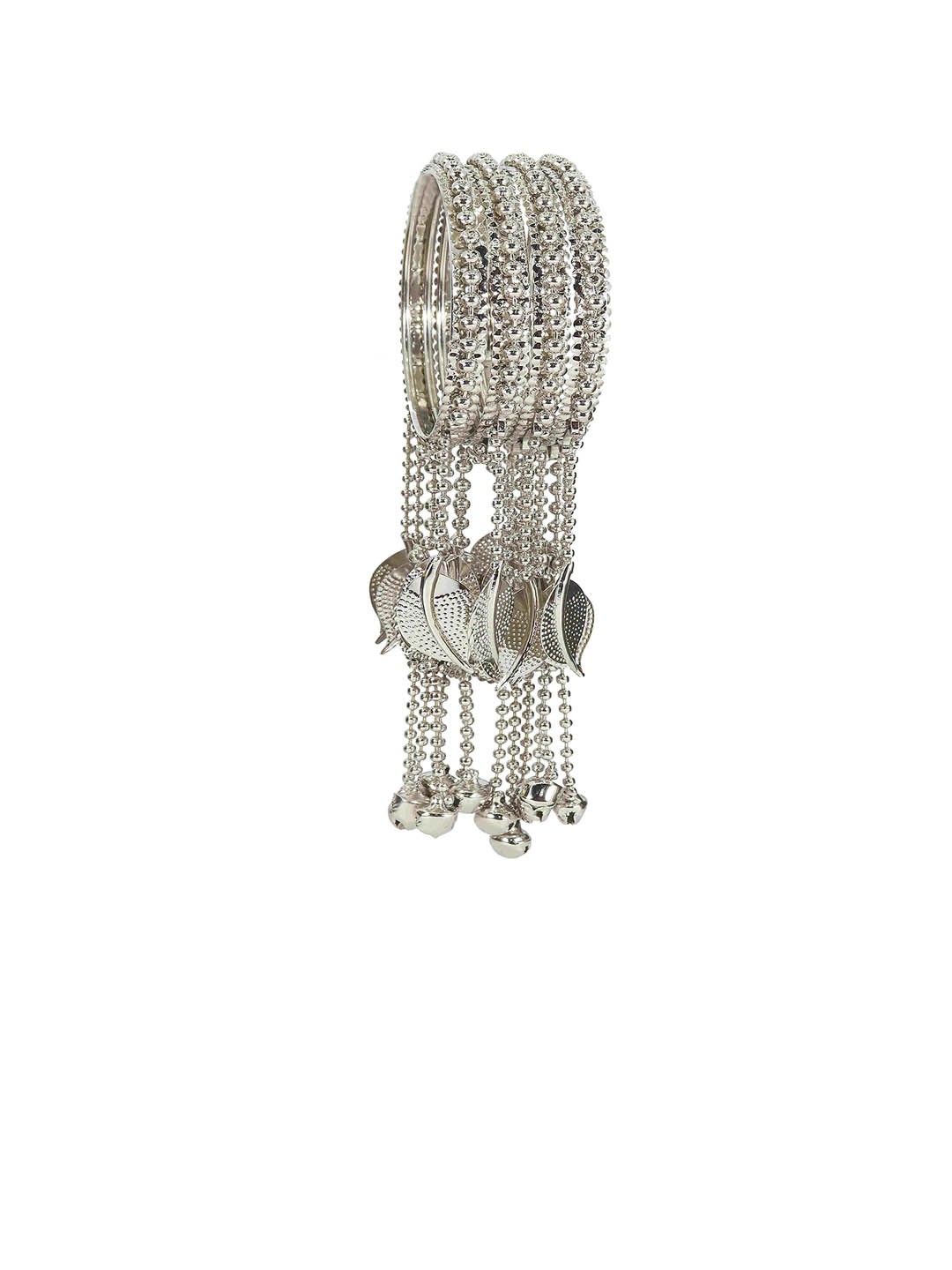 

Set of 50 Non-Precious Metal Base With Velvet and Ball Chain Linked Or Zircon stone Studded Pearls, Maroon
