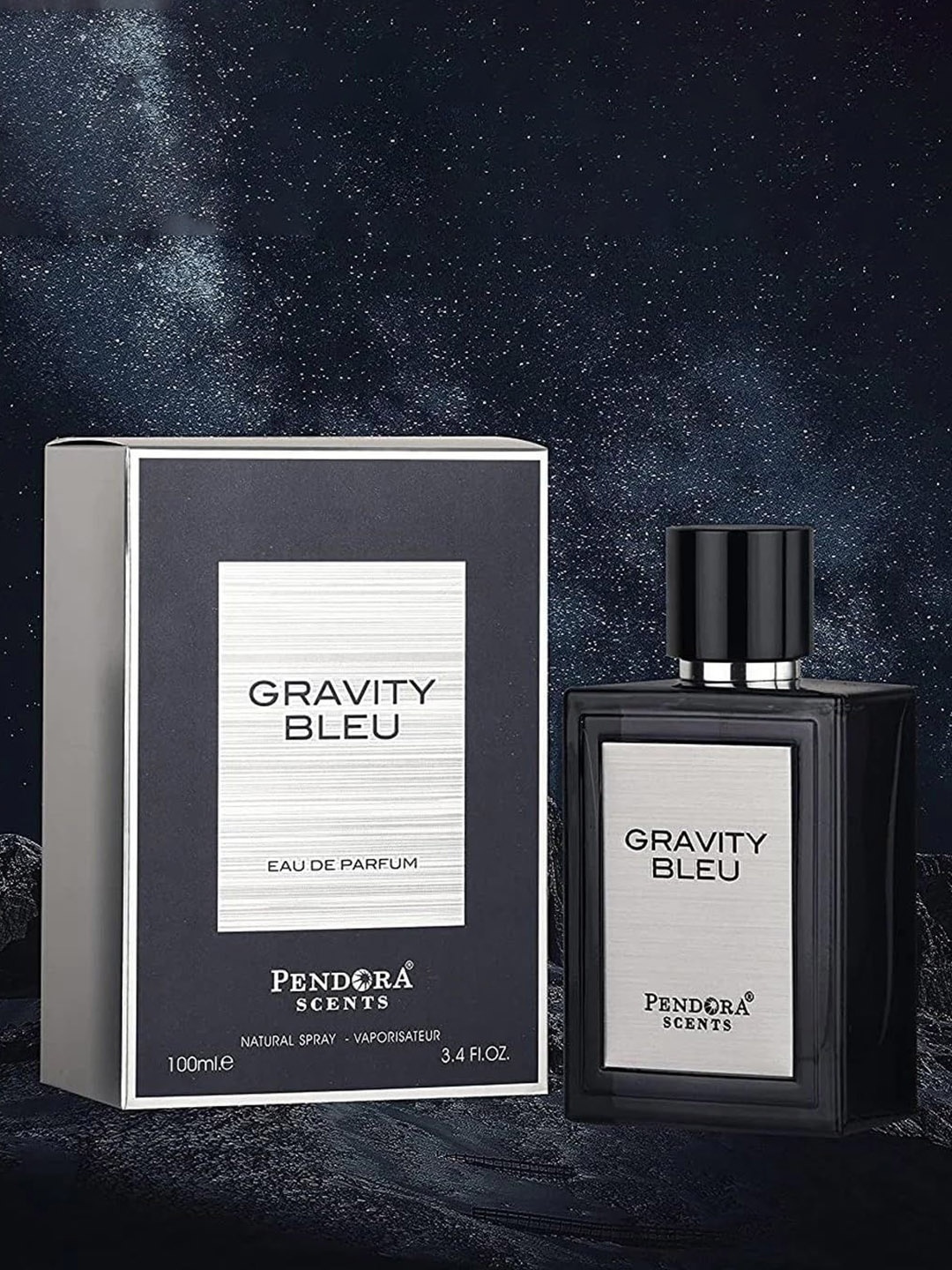 

Paris Corner Perfumes Gravity Bleu Pendora Scents Eau De Perfume - 100ml, Transparent