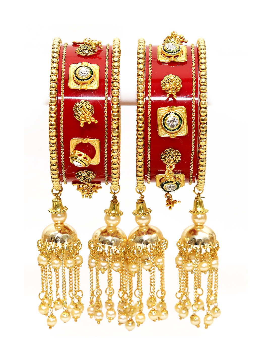 

Align Set Of 2 Gold-Plated Pearl Beaded Bangles
