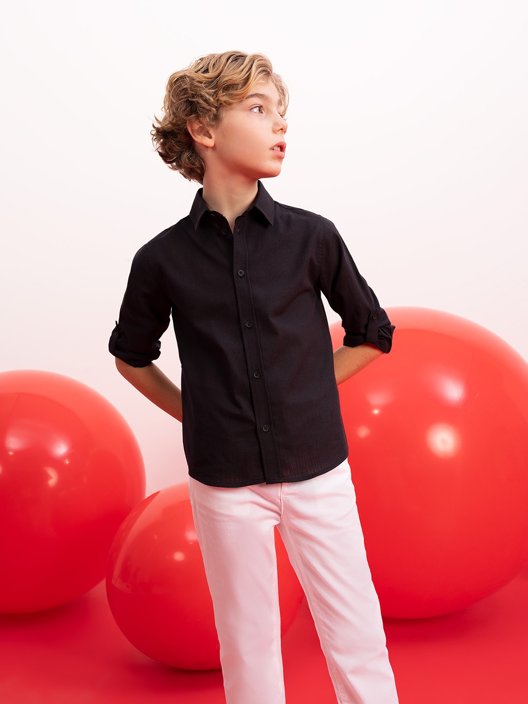 

DeFacto Boys Casual Regular Fit Shirt, Na