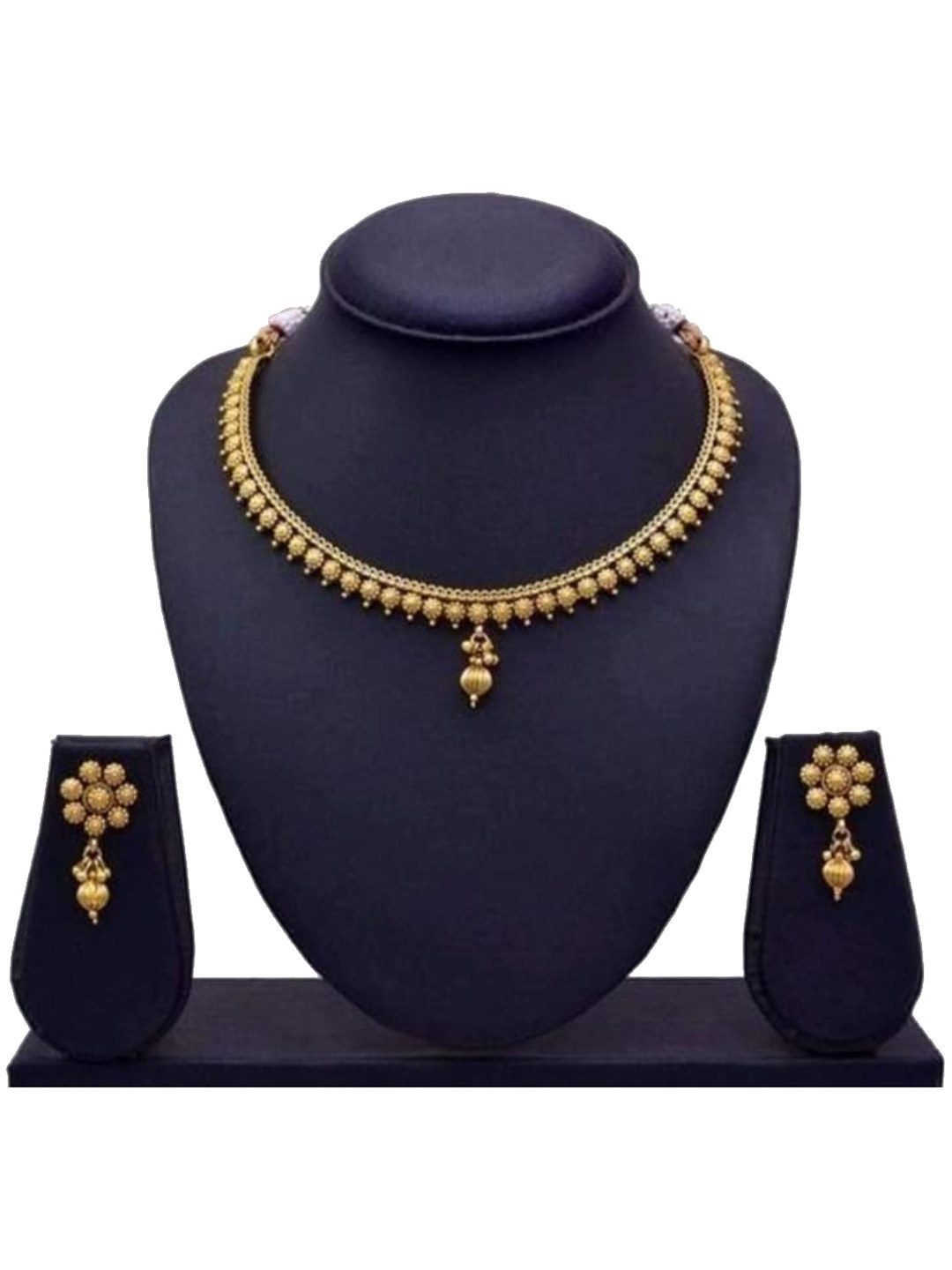 

Gyaan Jewels Gold-Plated Jewellery Set