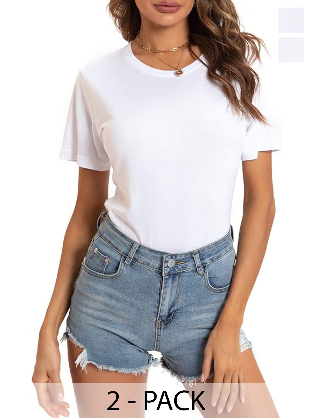 

Diving Deep Women Dri-Blend Solid Cotton T-shirt, White