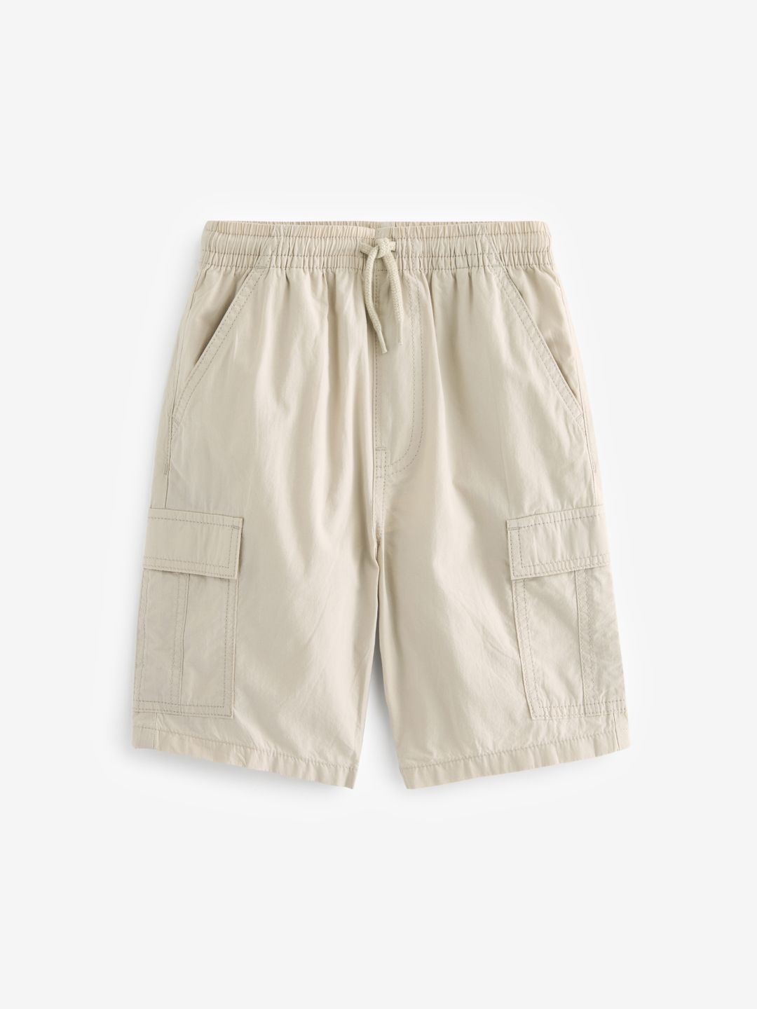 

NEXT Boys Parachute Cargo Shorts, Beige