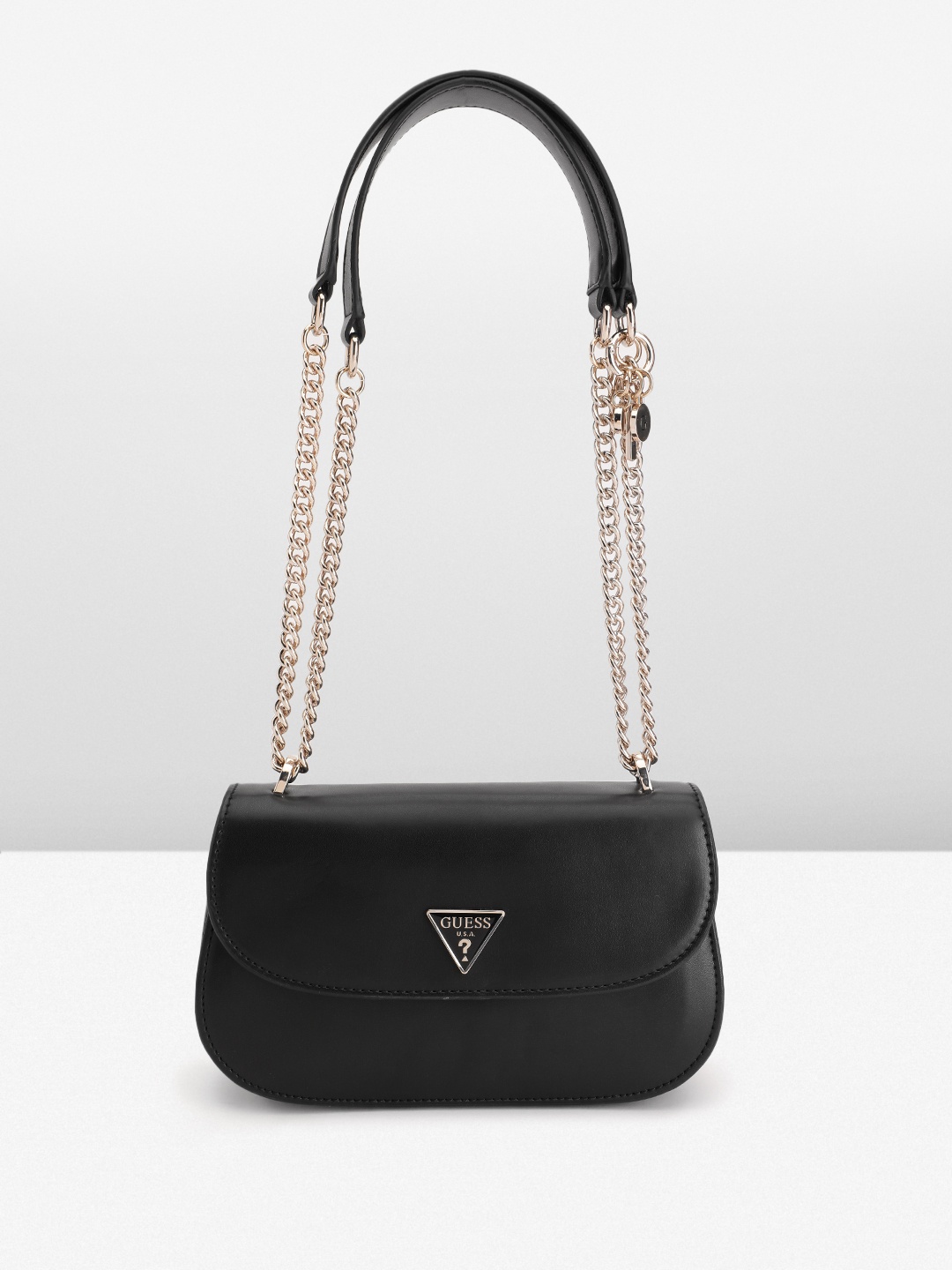 

GUESS PU Structured Shoulder Bag, Black