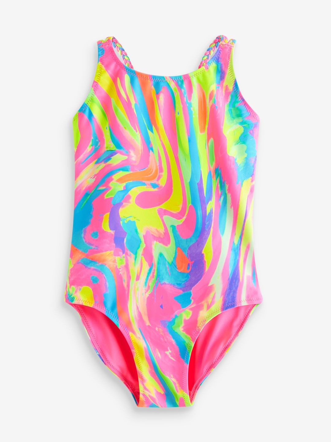 

NEXT Girls Multi Bright Abstract Print Swimsuit