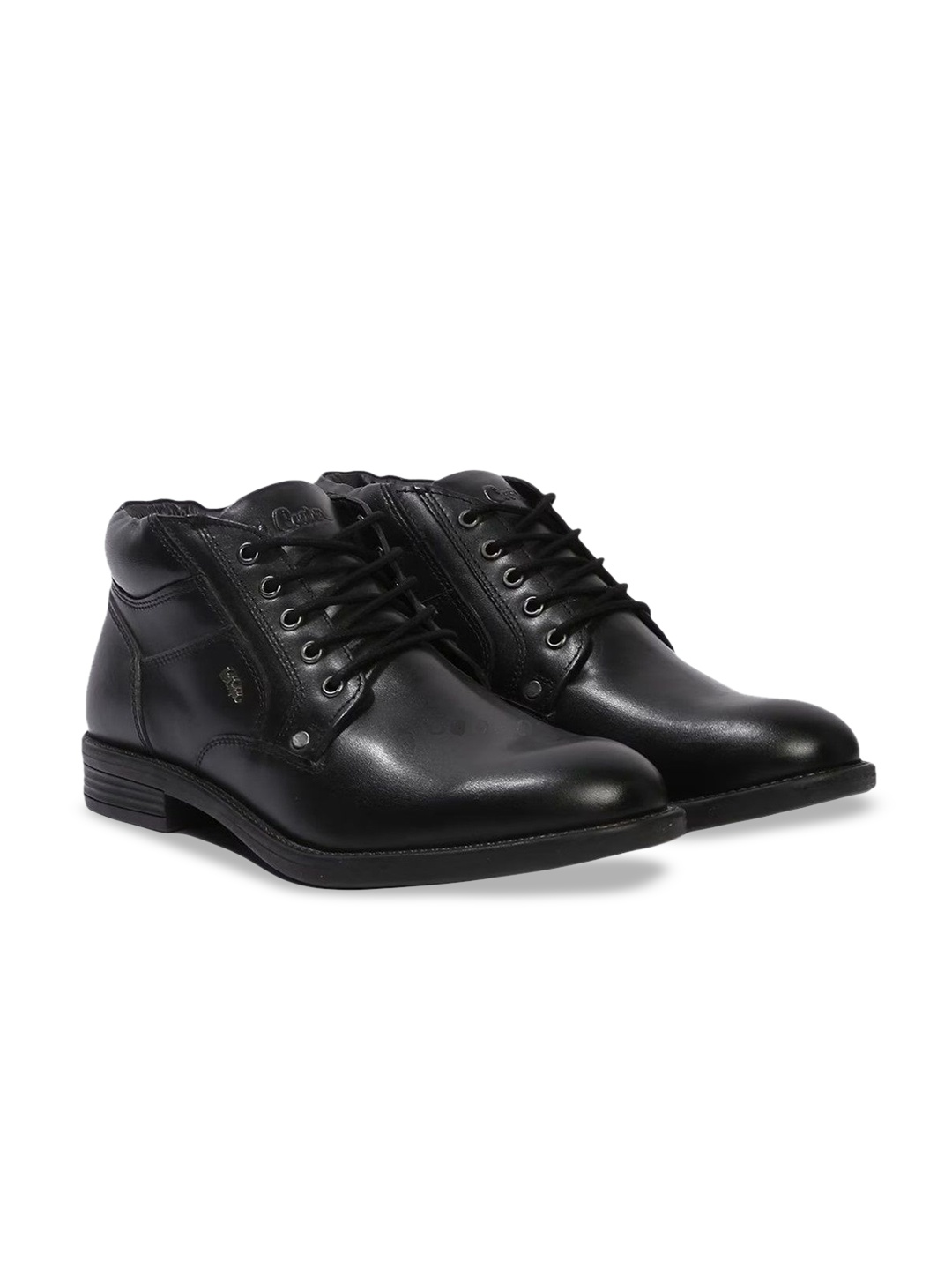 

Lee Cooper Men Lace - Up Block Heeled Boots, Black