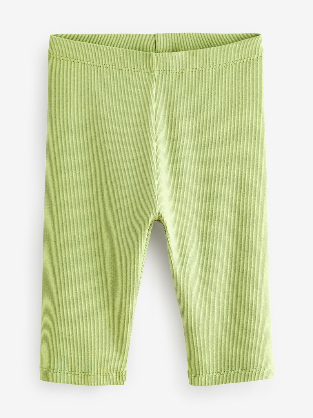 

NEXT Girls Ribbed Cropped Leggings, Green