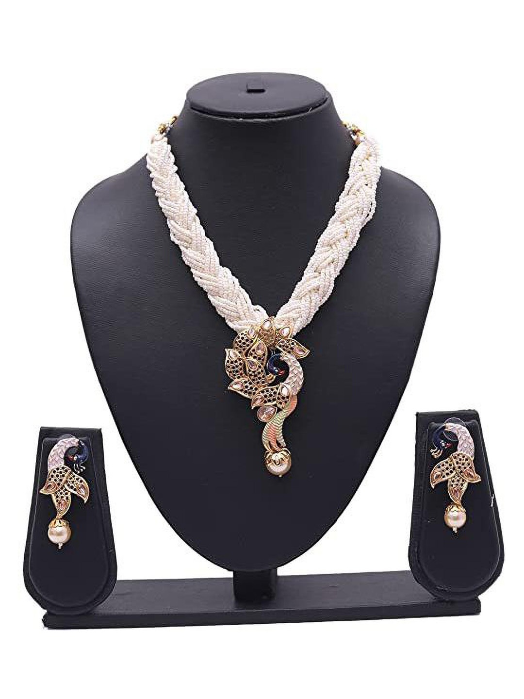 

RHOSYN Gold-Plated Beaded Jewellery Set