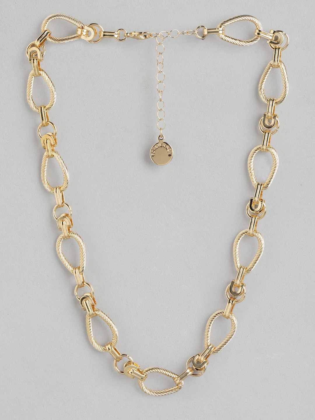 

Forever New Gold-Plated Link Chains Statement Necklace