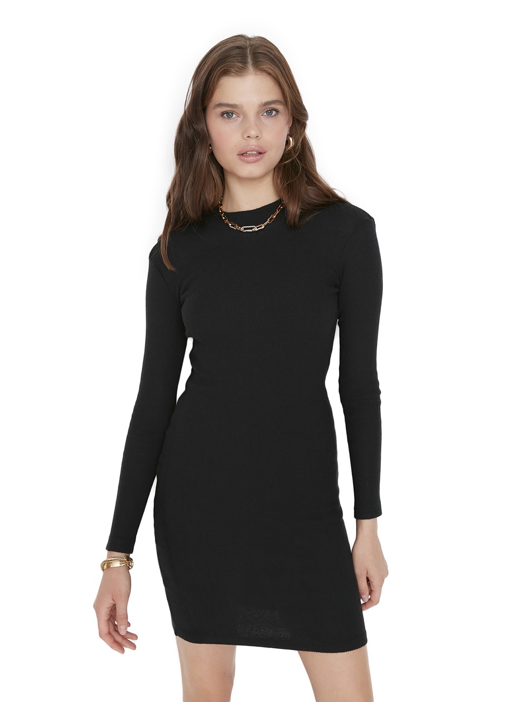 

Trendyol Bodycon Mini Dress, Black