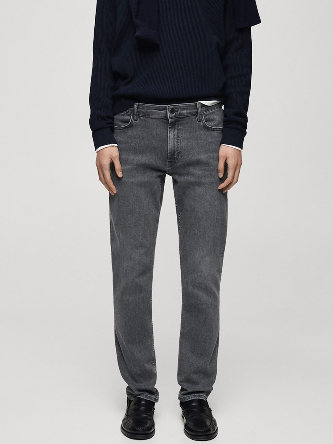 

MANGO MAN Ultra Soft Touch Slim Fit Jeans, Grey