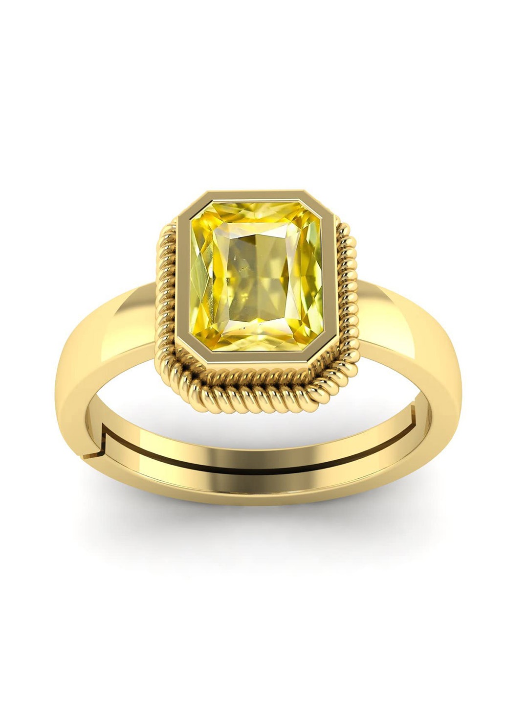 

LMDPRAJAPATIS Unisex Embellished Ring, Gold