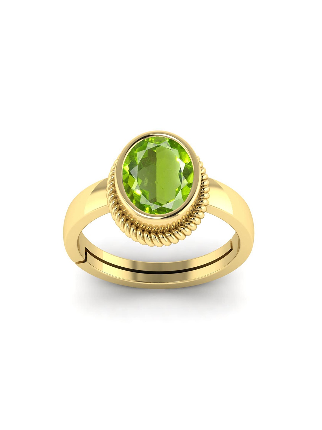 

LMDPRAJAPATIS Unisex Embellished Ring, Yellow