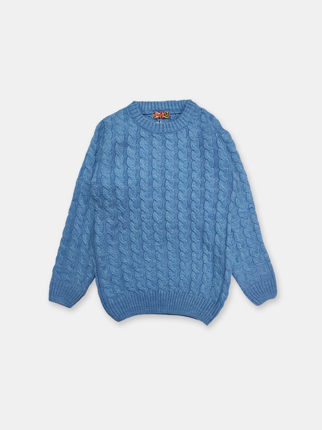 

Here&Now X Game Begins Boys Cable Knit Pullover, Blue