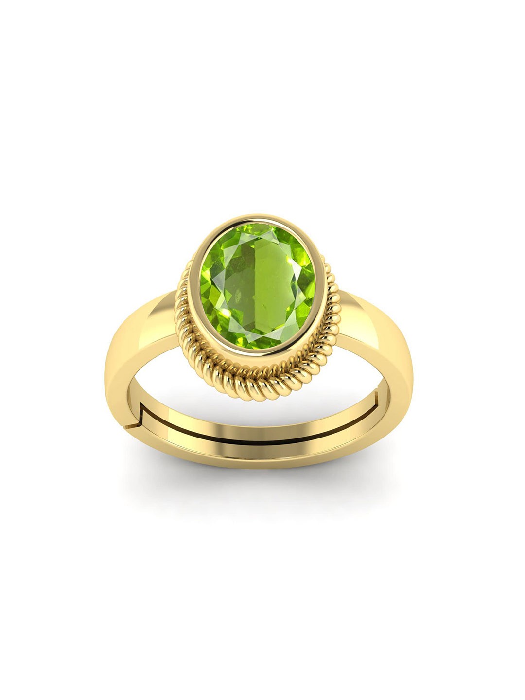 

LMDPRAJAPATIS Unisex Embellished Ring, Yellow