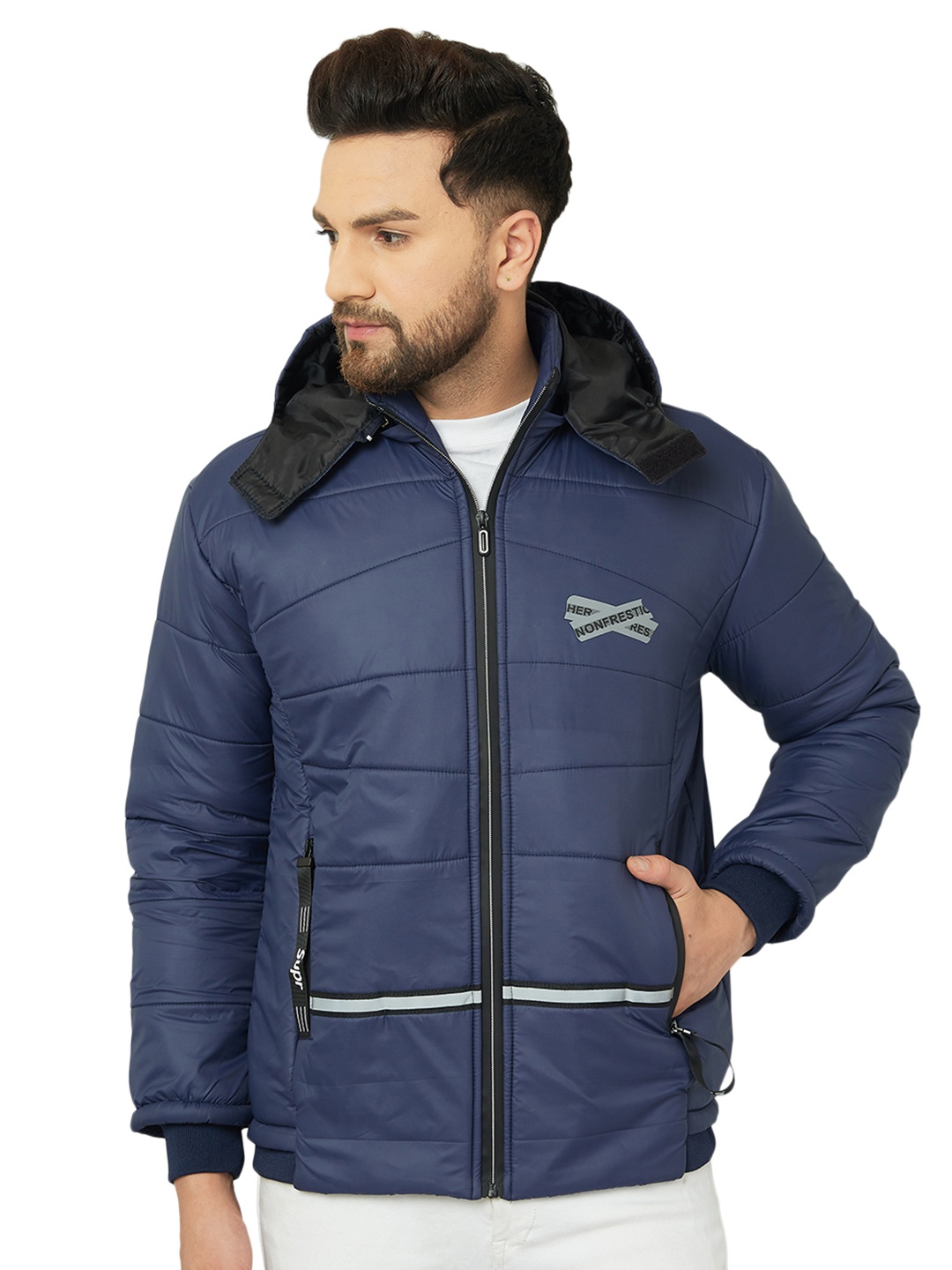 

Ben Martin Men Insulator Puffer Jacket, Navy blue
