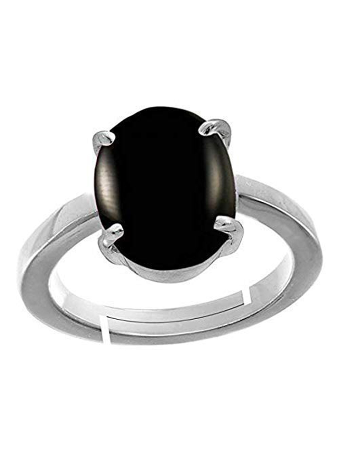 

LMDPRAJAPATIS Unisex Embellished Ring, Black