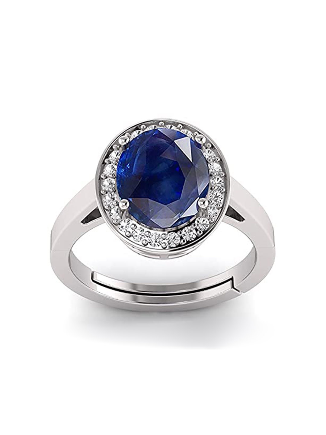 

LMDPRAJAPATIS Unisex Embellished Ring, Blue