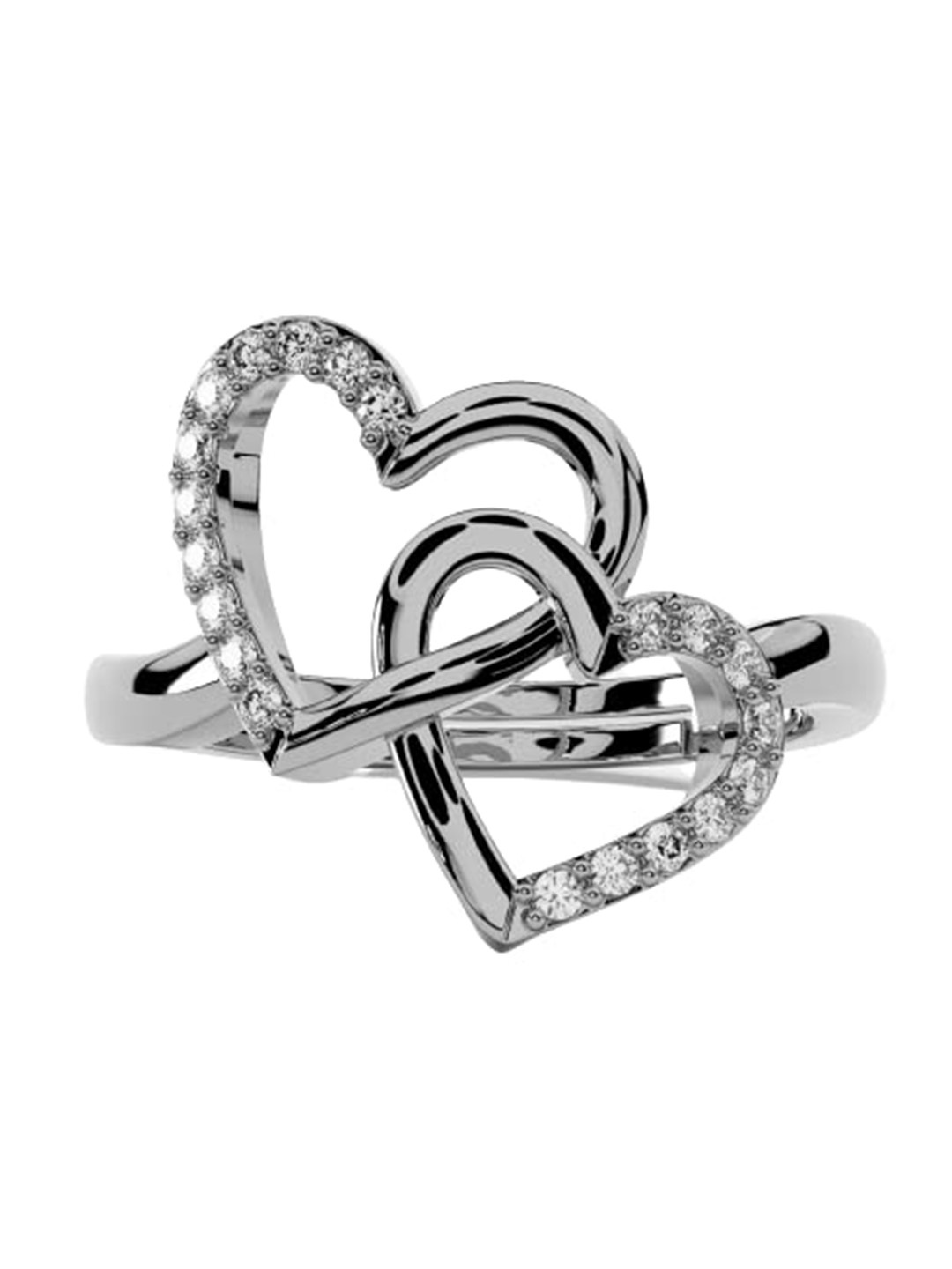 

LMDPRAJAPATIS Unisex Embellished Ring, Silver