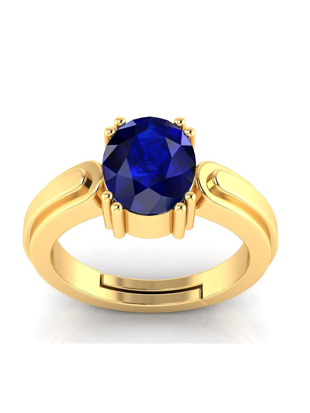 

LMDPRAJAPATIS Unisex Embellished Ring, Blue