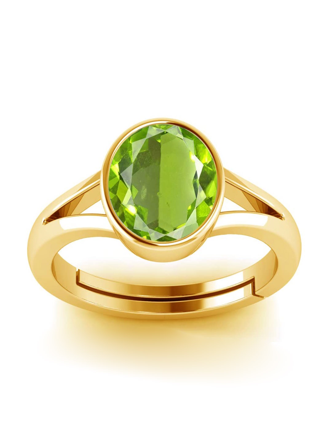 

LMDPRAJAPATIS Unisex Embellished Ring, Green