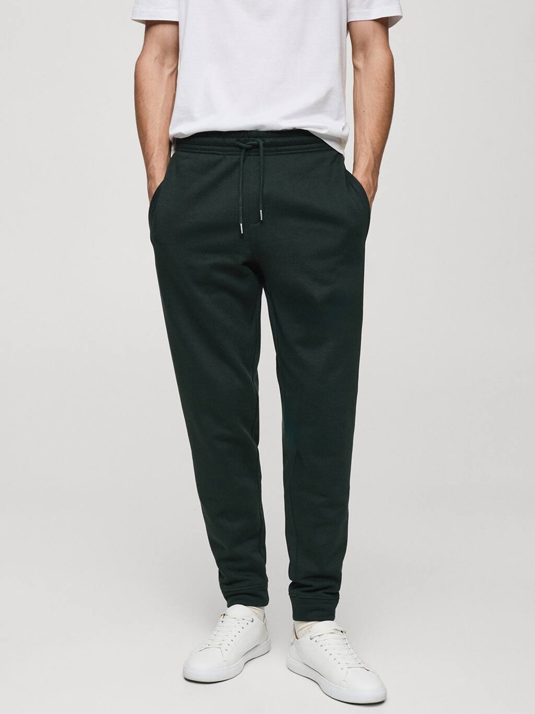 

MANGO MAN Casual Joggers, Green