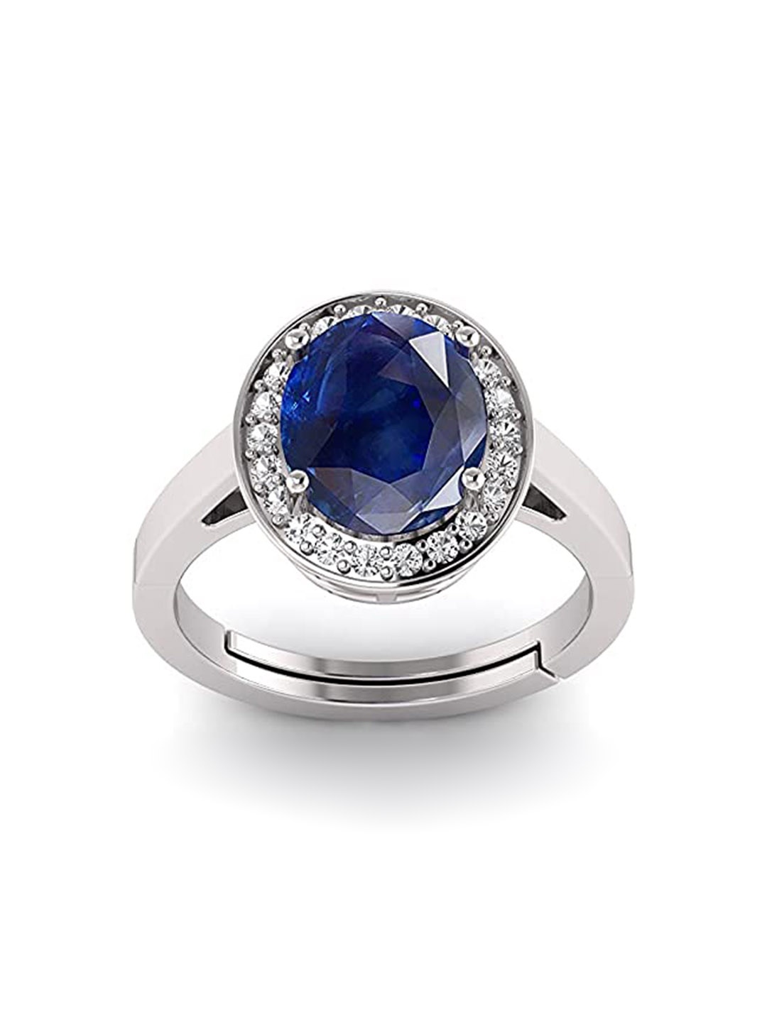

LMDPRAJAPATIS Unisex Embellished Ring, Blue