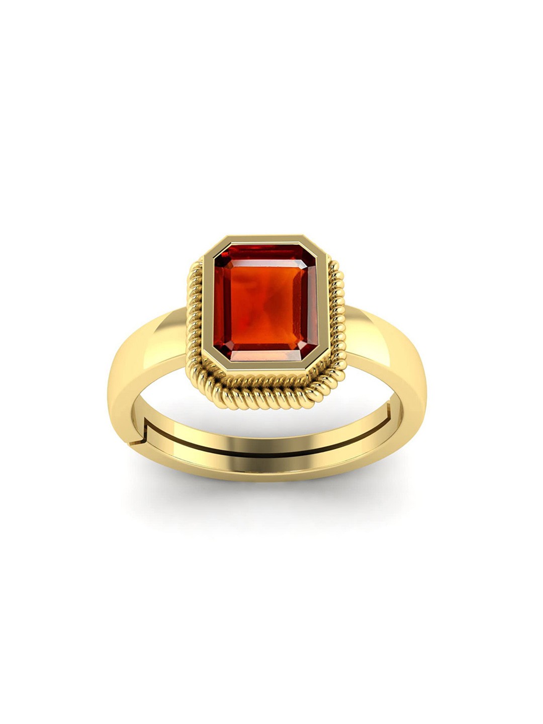 

LMDPRAJAPATIS Unisex Embellished Ring, Gold