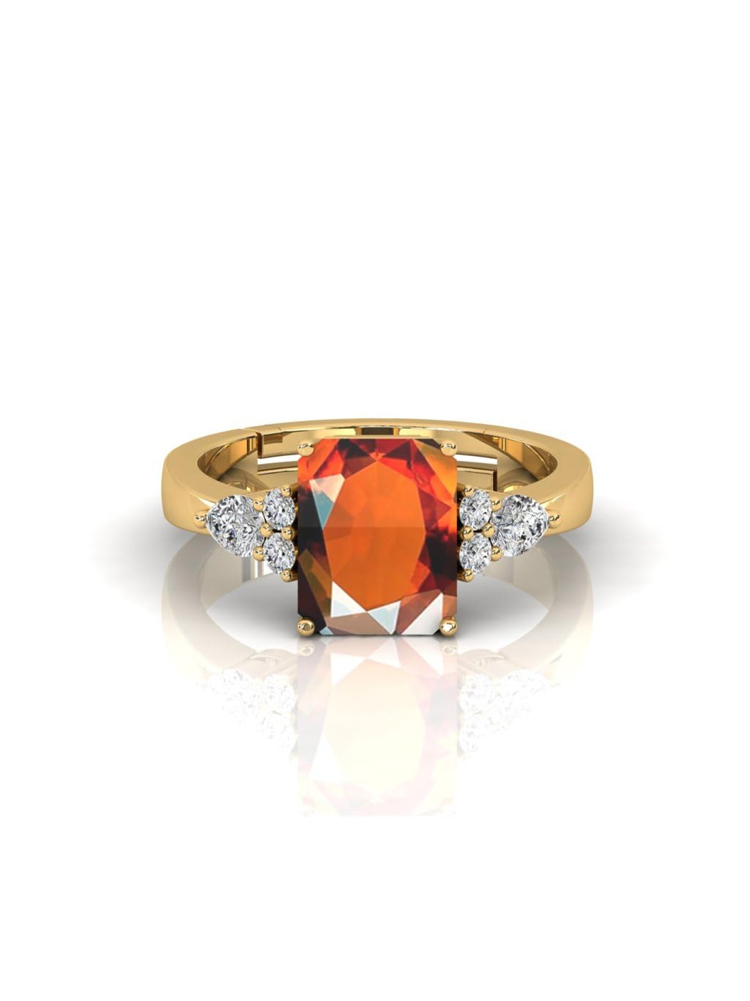 

LMDPRAJAPATIS Unisex Embellished Ring, Gold