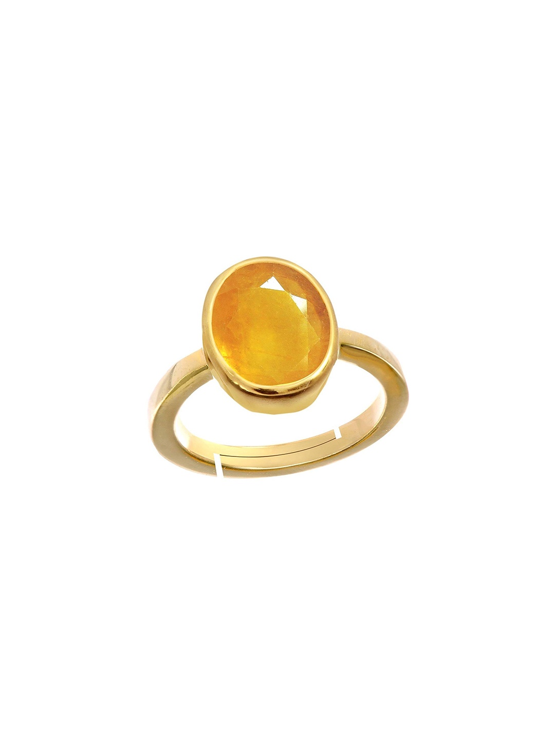 

LMDPRAJAPATIS Unisex Embellished Ring, Yellow