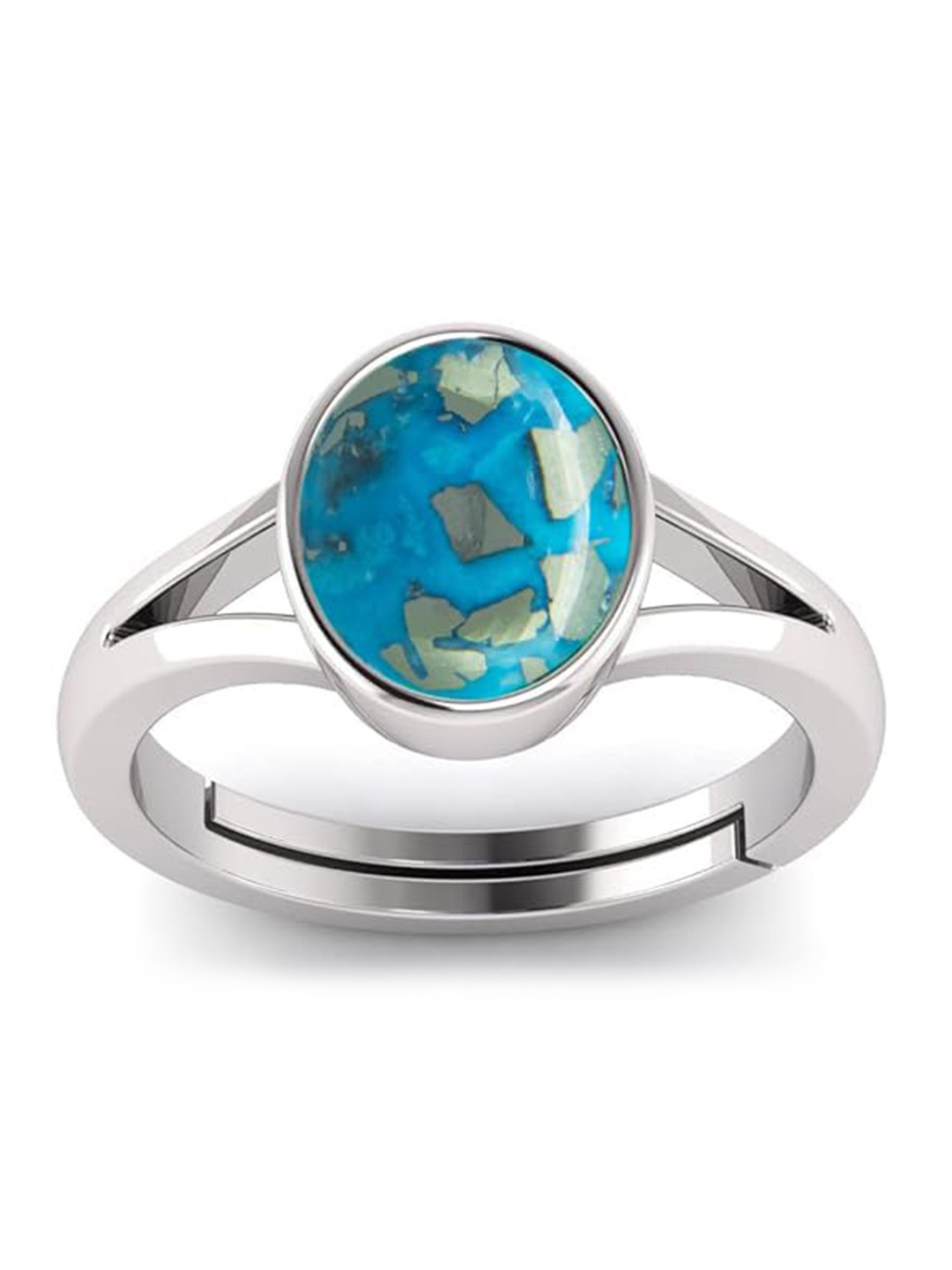 

LMDPRAJAPATIS Unisex Embellished Ring, Blue