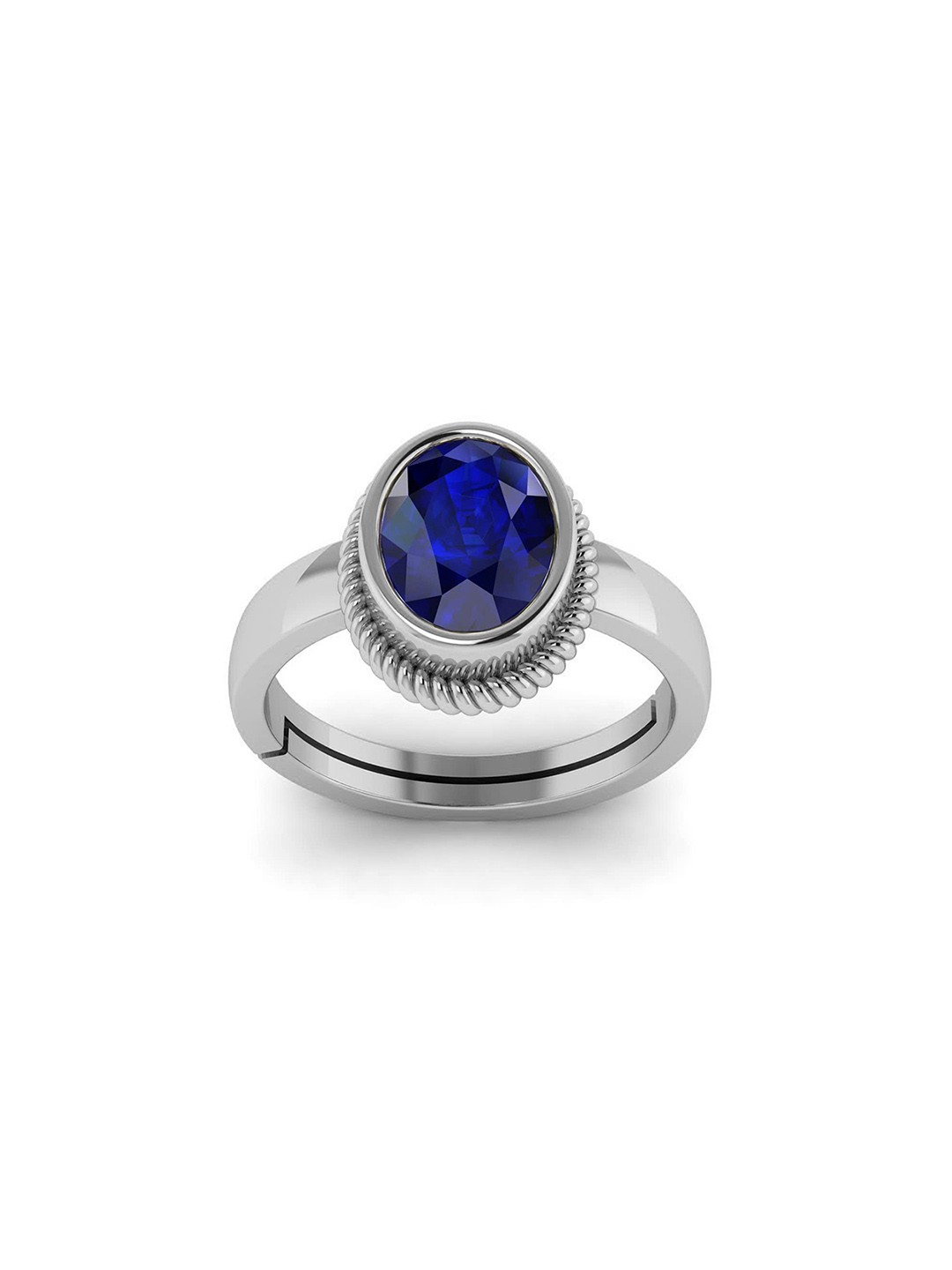 

LMDPRAJAPATIS Unisex Embellished Ring, Blue