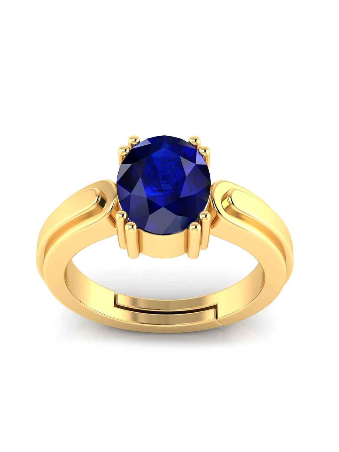 

LMDPRAJAPATIS Unisex Embellished Ring, Blue