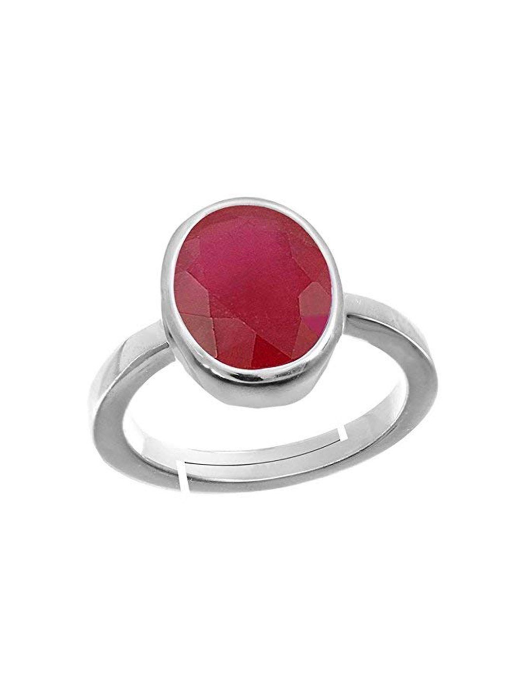 

LMDPRAJAPATIS Unisex Embellished Ring, Red