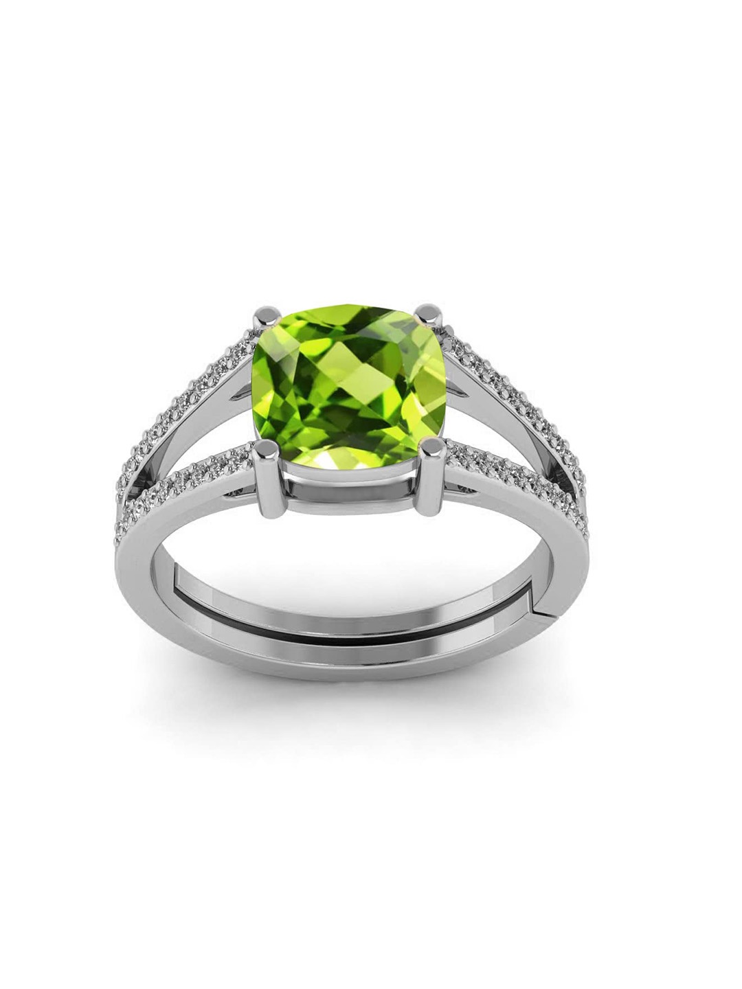 

LMDPRAJAPATIS Unisex Embellished Ring, Green