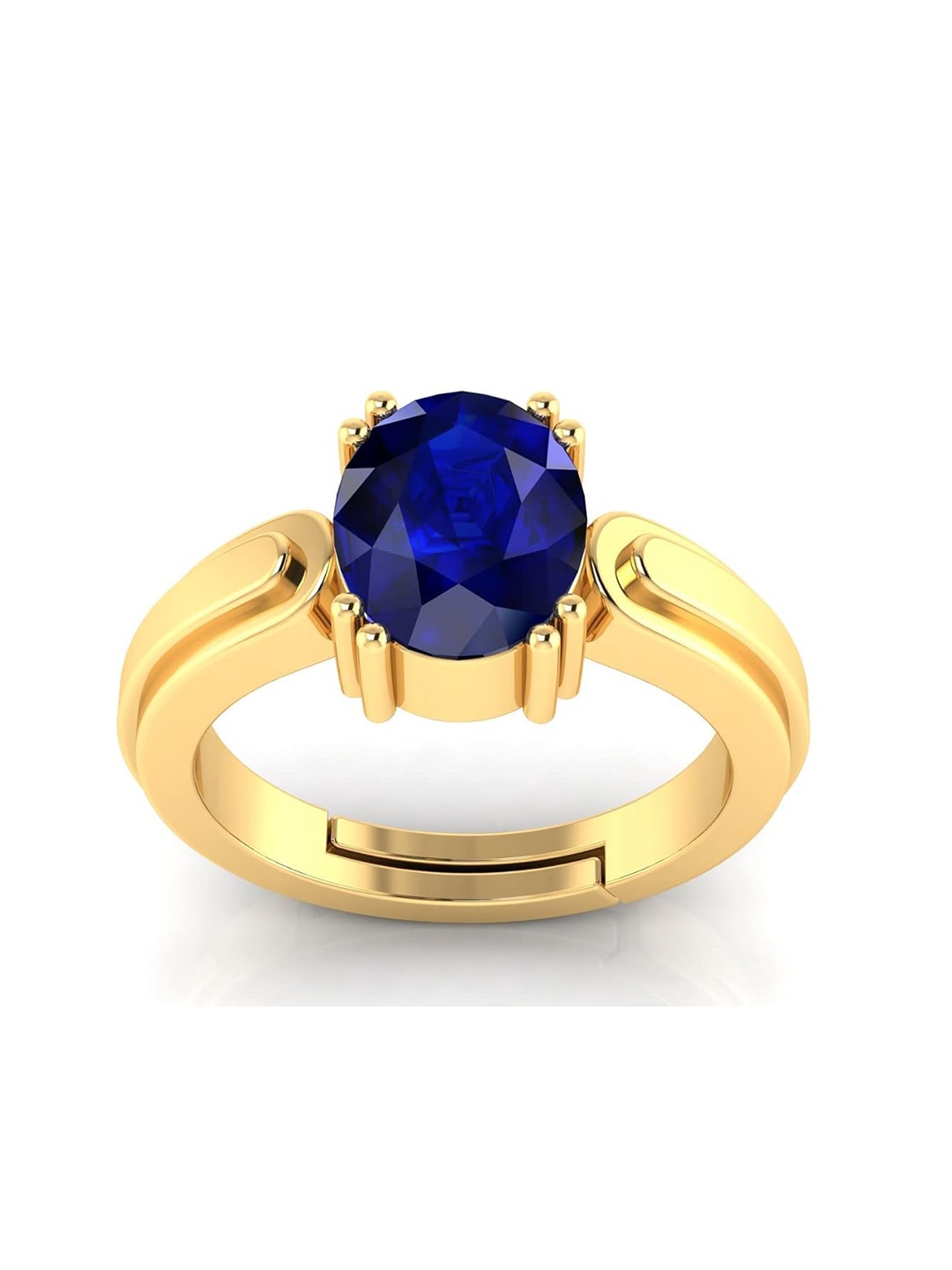 

LMDPRAJAPATIS Unisex Embellished Ring, Blue