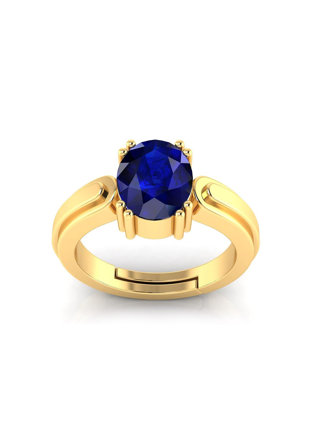 

LMDPRAJAPATIS Unisex Embellished Ring, Blue