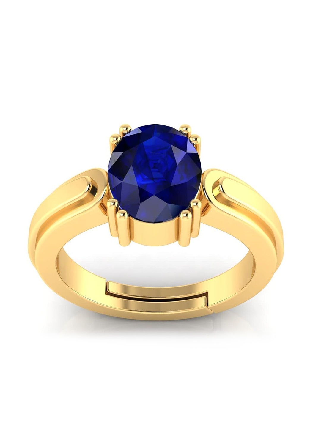 

LMDPRAJAPATIS Unisex Embellished Ring, Blue